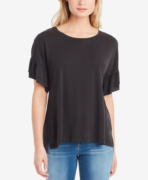 Jessica Simpson Olympia Ruffled Sleeve T-Shirt